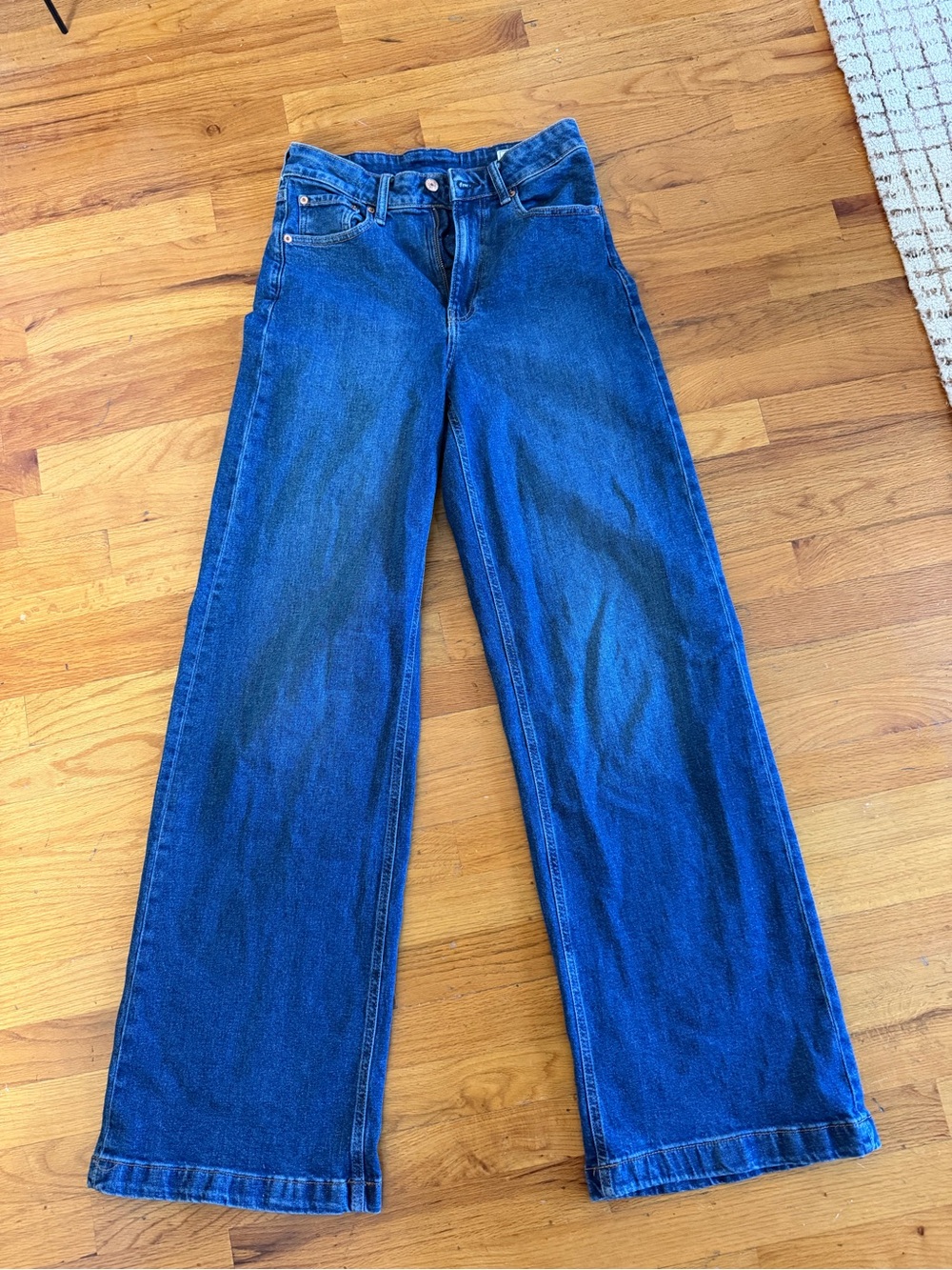 GAP High Rise Curvy Jeans in Dark Blue Denim